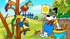 Алик  Скоро в школу  Попугаи и фигуры Сосчитай точки на божьих к