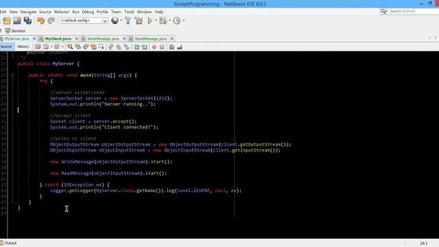 3 Simple chat room using threads смотреть онлайн