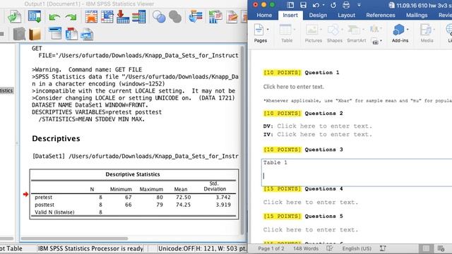 MAC: Problem copying and pasting tables/graphs from SPSS output смотреть онлайн