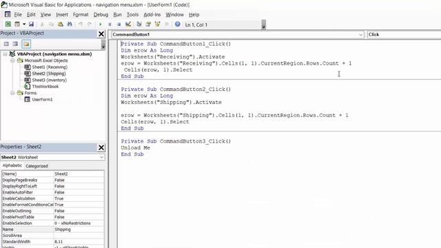 Create a navigation form that opens when workbook opens includes VBA смотреть онлайн
