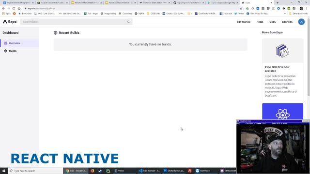 Mobile App Programming - Week 3 - Intro to React Native, setting up Expo and testing a tabs templat смотреть онлайн