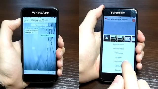 WhatsApp или Telegram? смотреть онлайн