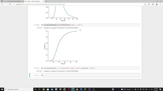 Displot in Seaborn смотреть онлайн