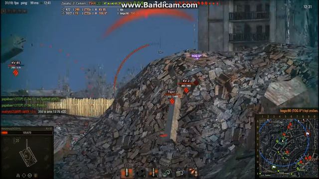 World of Tanks replay: KV-85 Ace tanker смотреть онлайн