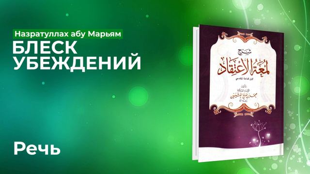 Назратуллах Абу Марьям - 17) Речь. Блеск Убеждений. смотреть онлайн