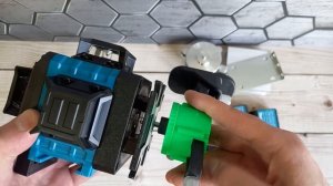 Лазерный уровень нивелир лазер 4х360 градус 4D 16 лучей линий зелёный луч Makita. Аналог MAKITA