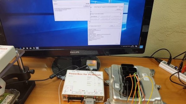 PowerBox PCMflash чтение Bosch MEVD 17.2.8 GPT
