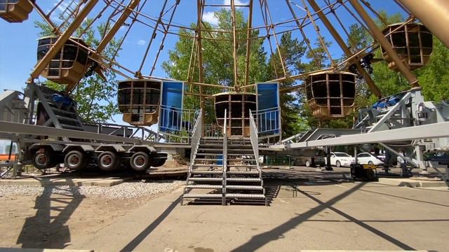 Мобильное колесо обозрения | первое в России | 30 метров