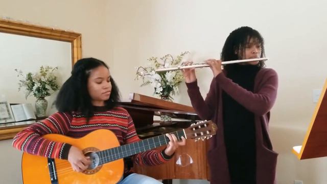 The Virgin Mary had a Baby Boy (West Indian Carol) - Flute/Guitar Duet смотреть онлайн