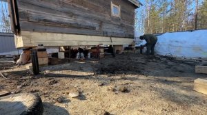 ВТОРАЯ ЖИЗНЬ ДЛЯ БАНИ. ЗАМЕНА ВЕНЦОВ И ФУНДАМЕНТА