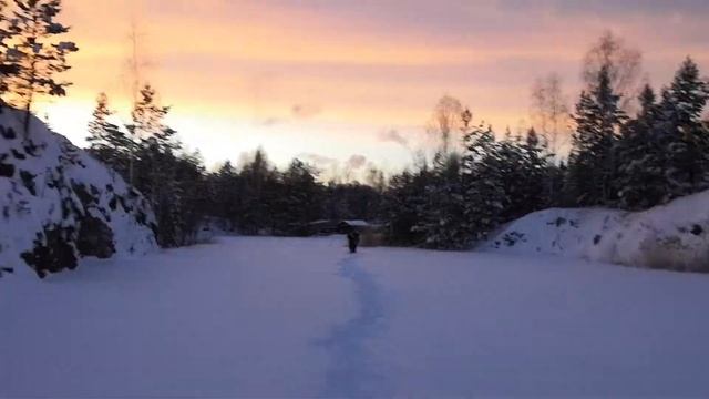 После рыбалки на карьере в Вишневогорске. 22 декабря 2021 г смотреть онлайн