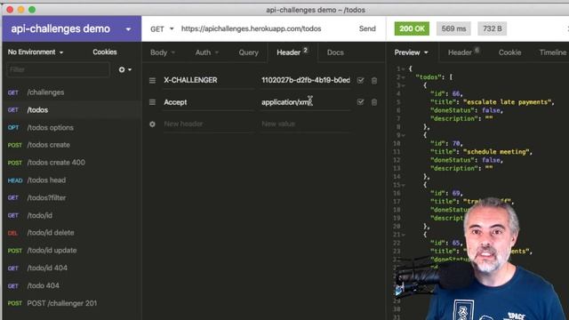 API Testing Challenge 14 - How To - GET todos xml 200 смотреть онлайн