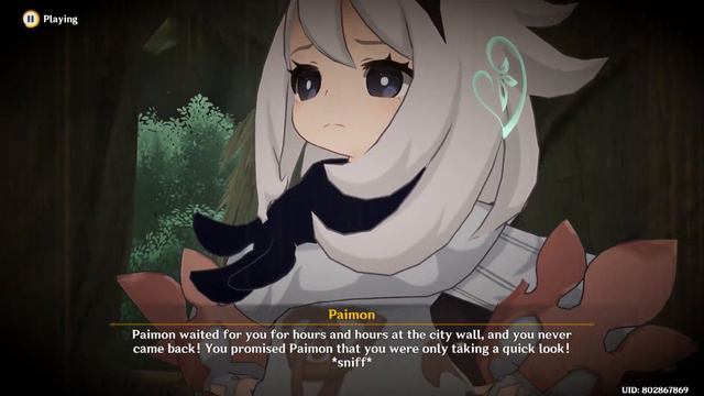 Paimon Crying | Paimon Really Cares About Traveler | Sumeru Story Quest | Genshin Impact