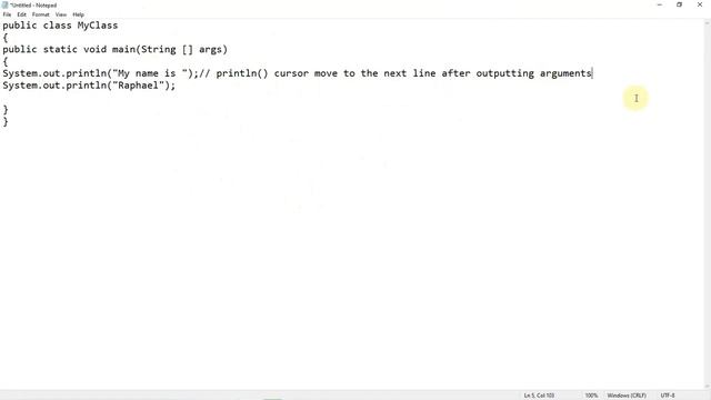 Difference Between println and print in Java смотреть онлайн