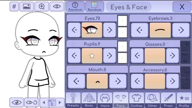 / идеи для причесок и глаз / гача лайф смотреть онлайн
