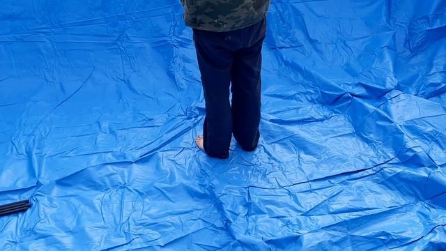 Каркасный бассейн на даче. Монтаж морозоустойчивого бассейна Эсприт-Биг 7.3х3.7х1.35 своими руками! смотреть онлайн