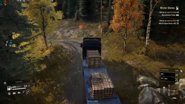 Penghantaran Barang Dari Black River Smitville Dam(Snow Runner) смотреть онлайн