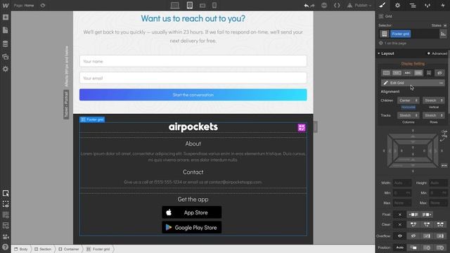 Landing page tutorial — Footer responsiveness (Part 9 of 12) смотреть онлайн