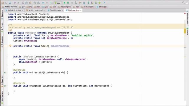 การเขียน Android SQLite ตอนที่ 1 смотреть онлайн