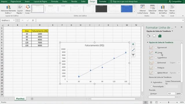 Como fazer um gráfico de Regressão com Equação e Valor de R² - Microsoft Excel 2016 смотреть онлайн