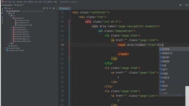 Create Pagination in bootstrap 5 | Bootstrap 5 tutorials | Bootstrap 5 course/sereis for beginners смотреть онлайн