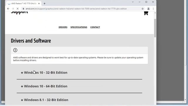 Download AMD Radeon HD 7770 Drivers for Windows 10/8/7 смотреть онлайн
