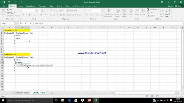 Excel Learning Part V Lookup & Offset смотреть онлайн