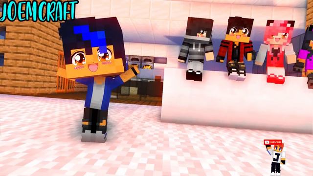CHICKEN WINGS MEME | GANGNAM STYLE | AARON, APHMAU, ZANE, KAWAII CHAN, EIN - Minecraft Animation