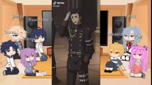 🏮Owari no seraph react to TikTok🏮Реакция персонажей Последний серафим🏮 [гача клуб]