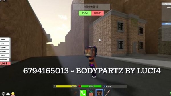 Roblox music codes // for da hood and other games