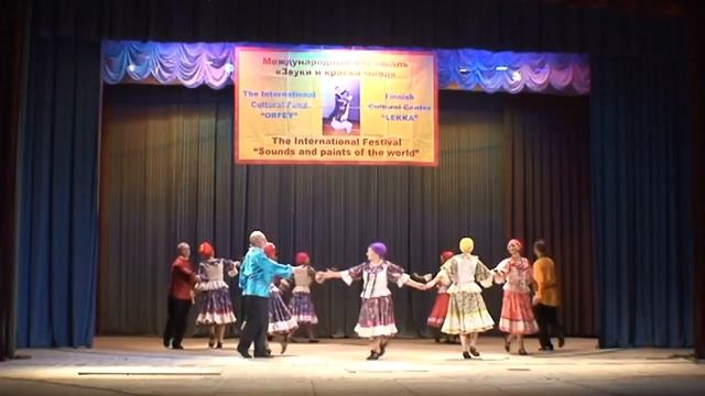 20100228 студия танца "Виктория". кадриль "Круговая" смотреть онлайн