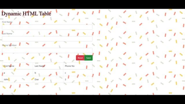 How To Create Dynamic Table in Java Script смотреть онлайн