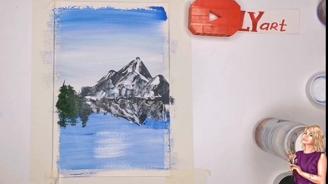 Рисуем с подручными материалами, или чем рисовать горы смотреть онлайн