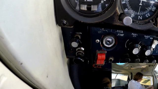 Обзор кабины самолета Cessna 150 смотреть онлайн
