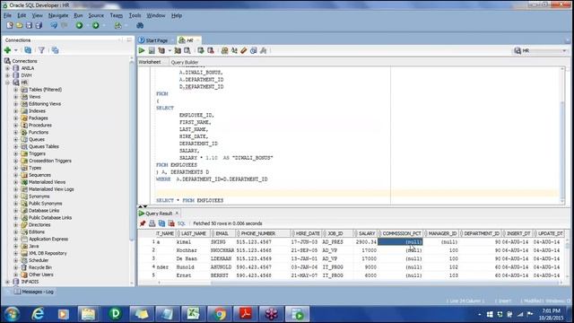 Online SQL Training -Basic SELECT Statements Oracle SQL-001 смотреть онлайн