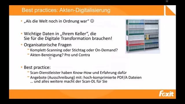 Foxit Webinar: Archivierung und Digitalisierung mit PDF/A – Best Practices смотреть онлайн