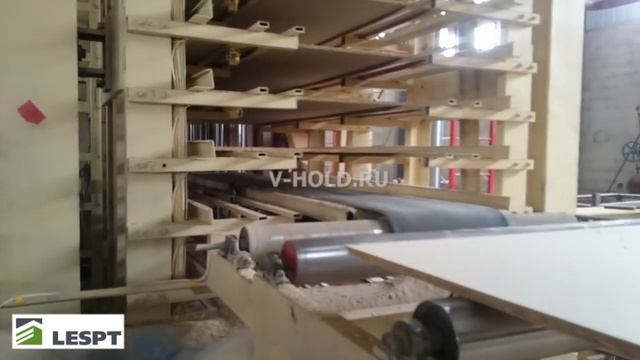 Производство плит ДСП