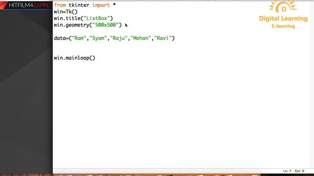 93 Python Tkinter ListBox | Online Training Download app from below link смотреть онлайн