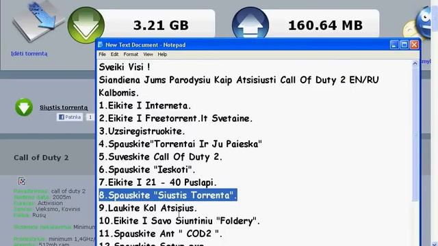 Kaip Atsisiusti Call Of Duty 2 (LT Tutorial) смотреть онлайн