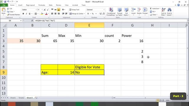 Class 7 | Chapter 5 | Part -2| MS Excel Function | смотреть онлайн