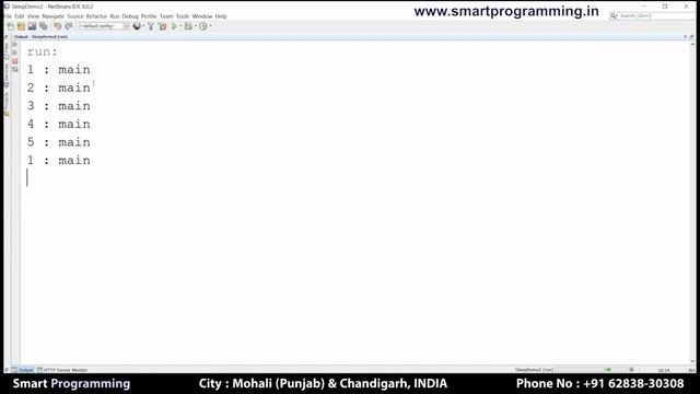 sleep() Method in Java Multithreading || Calling run() Method instead of start() method directly смотреть онлайн