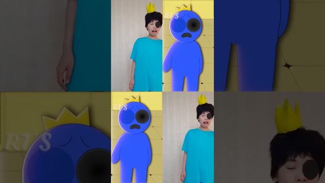 Transformation Rainbow Friends Blue Roblox Animation Meme смотреть онлайн