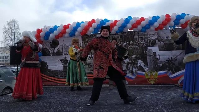 Ансамбль песни и танца "Русская душа" СПб. Катюша 23 февраля смотреть онлайн