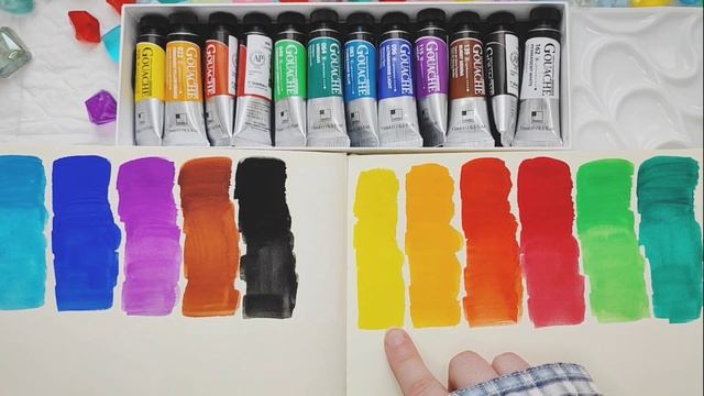 Обзор гуаши ShinHan DESIGNERS GOUACHE смотреть онлайн