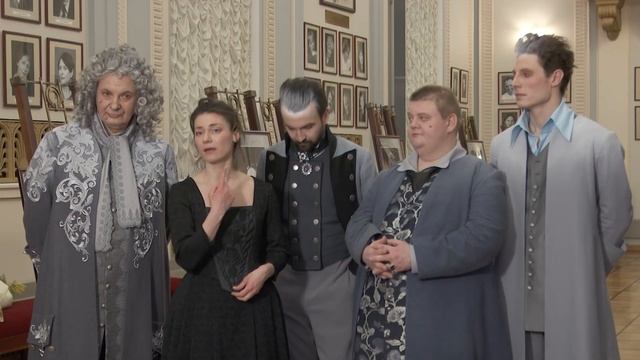 Театр им. Евг. Вахтангова. Интервью на фоне спектакля «Амадей» смотреть онлайн