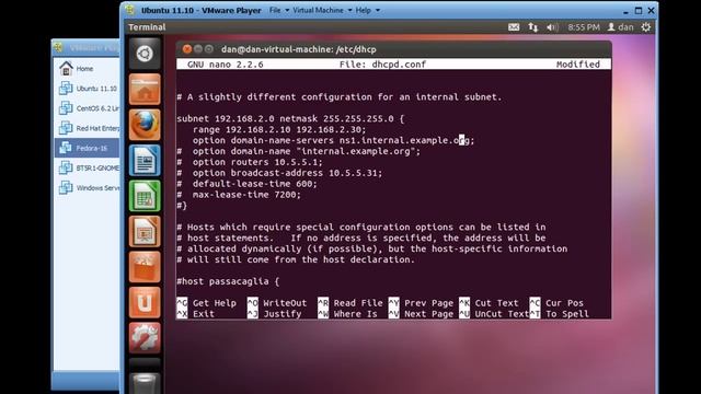 Install and Configure a DHCP Server in Ubuntu 11.10 смотреть онлайн