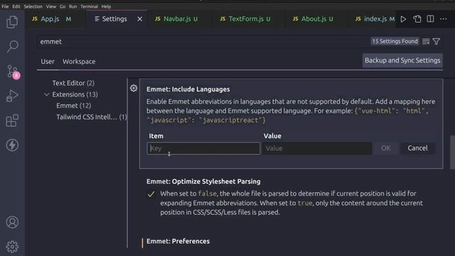 Fix emmet not working in react js in vs code | Enable Emmet support for JSX in Visual Studio Code смотреть онлайн