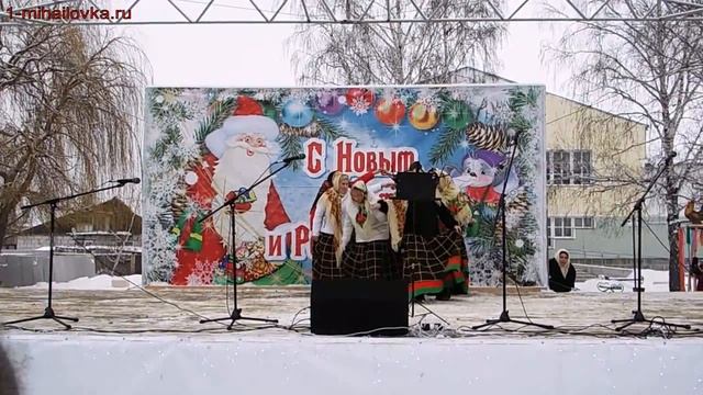 Новогодняя Рождественская ярмарка "Панинский гусь" Танец смотреть онлайн