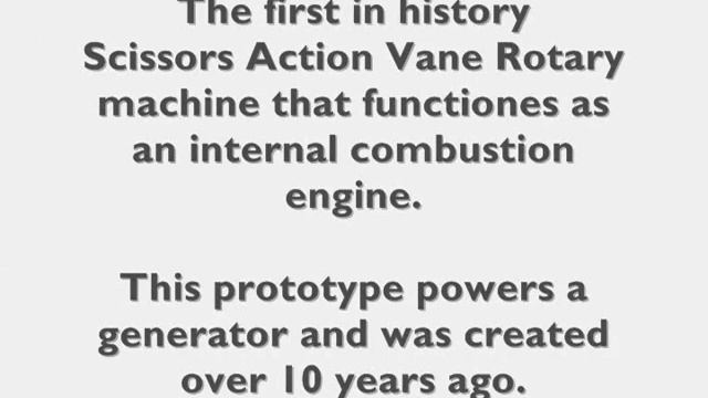 Vane Rotary Engine (Scissors Action Engine) смотреть онлайн