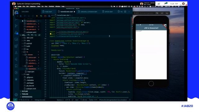 JAB20 – Develop your Mobile app with Flutter and Joomla смотреть онлайн